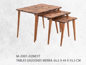 Table GIGOGNES MERBA