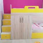 Chambre Enfant avec lits combinés Ref 1311