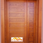 Porte d’entrée en bois Ref 1317
