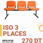 Chaise ISO 3 Places