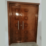 Porte d’entrée en bois Ref 1838