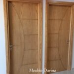 Porte intérieur en frêne et sur mesure