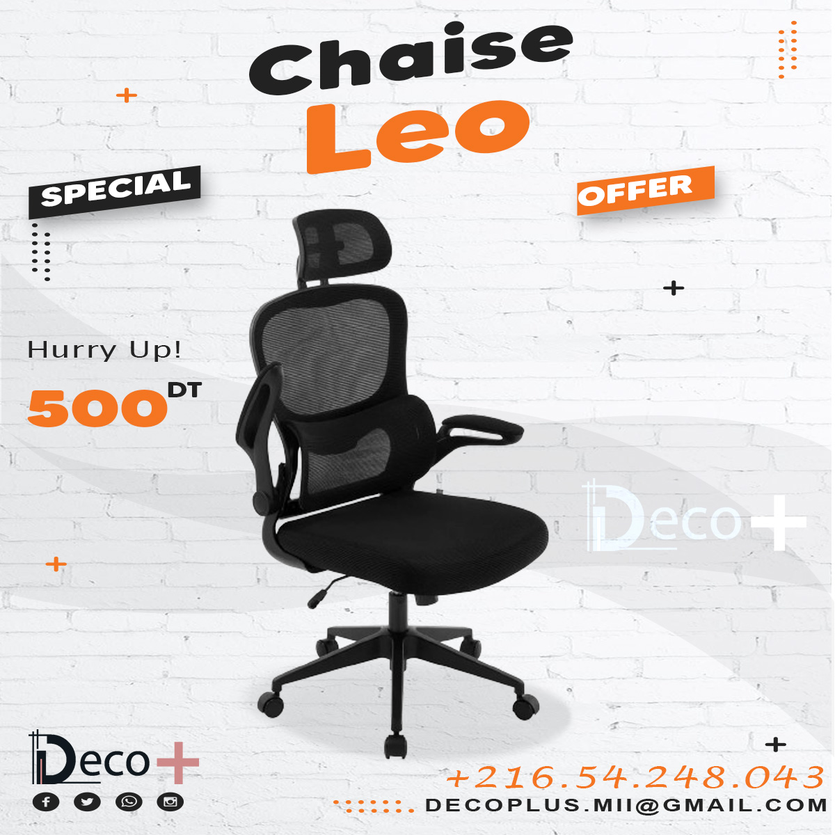 Fauteuil de Direction Leo