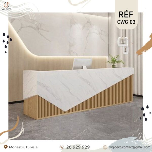 Comptoir de Réception – Réf. CWG 03