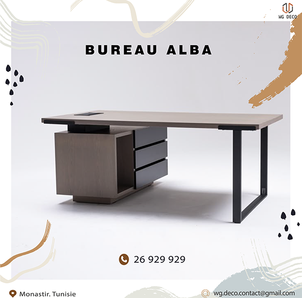 Bureau avec retour ALBA