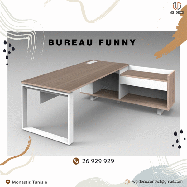 Bureau moderne avec retour