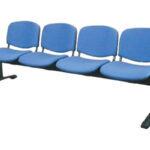 BANQUETTE 4 PLACES NOIR