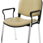 Chaise visiteur ISO CHROMÉ ACC POLY