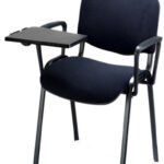 Chaise visiteur ISO NOIR TABLETTE ACC