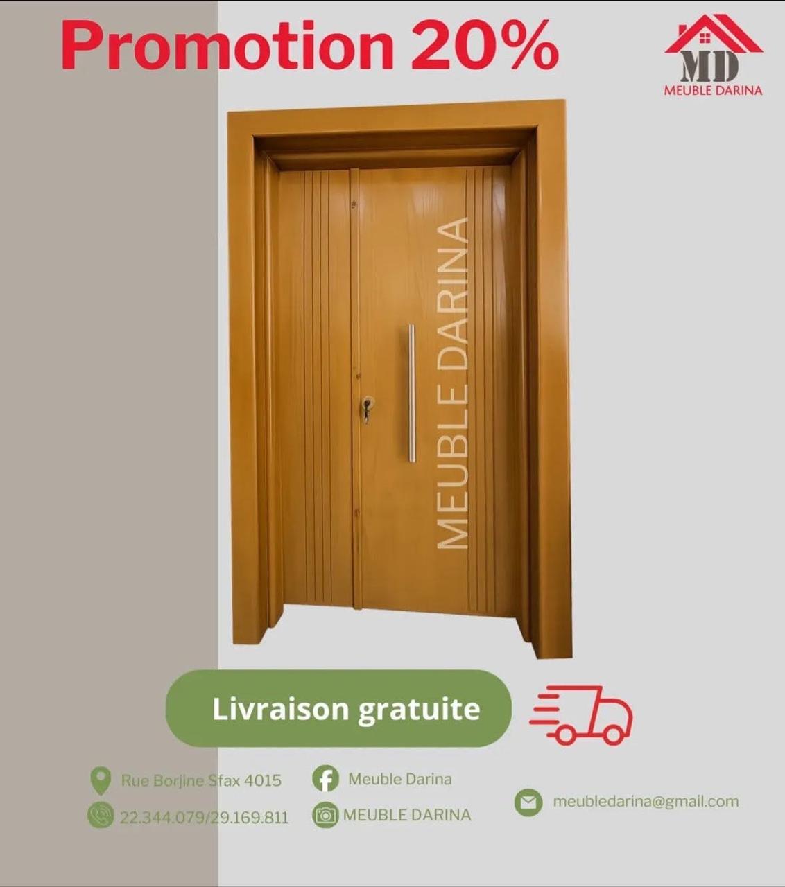 Porte d&rsquo;entrée en promotion
